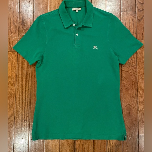 Men’s Green Burberry Polo size M - Picture 1 of 4